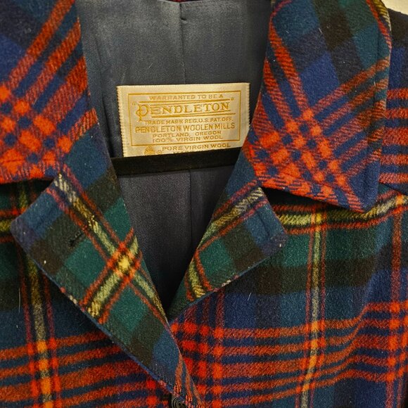 Pendleton wool coat/women's vintage - Picture 2 of 4